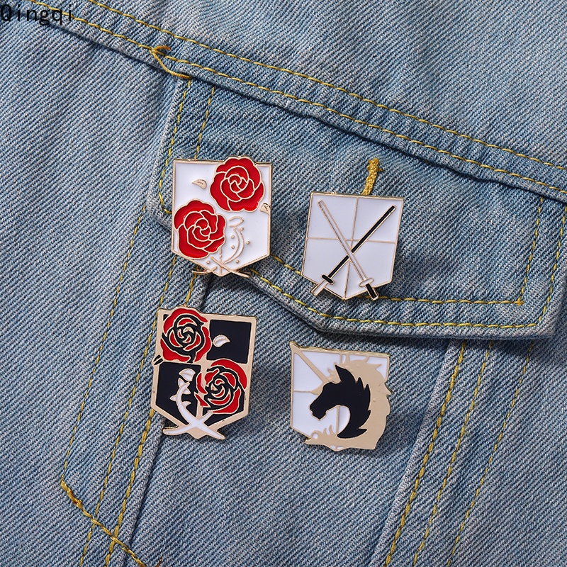 Ghim cài áo MISS ZOE hình nhân vật anime attack on titan