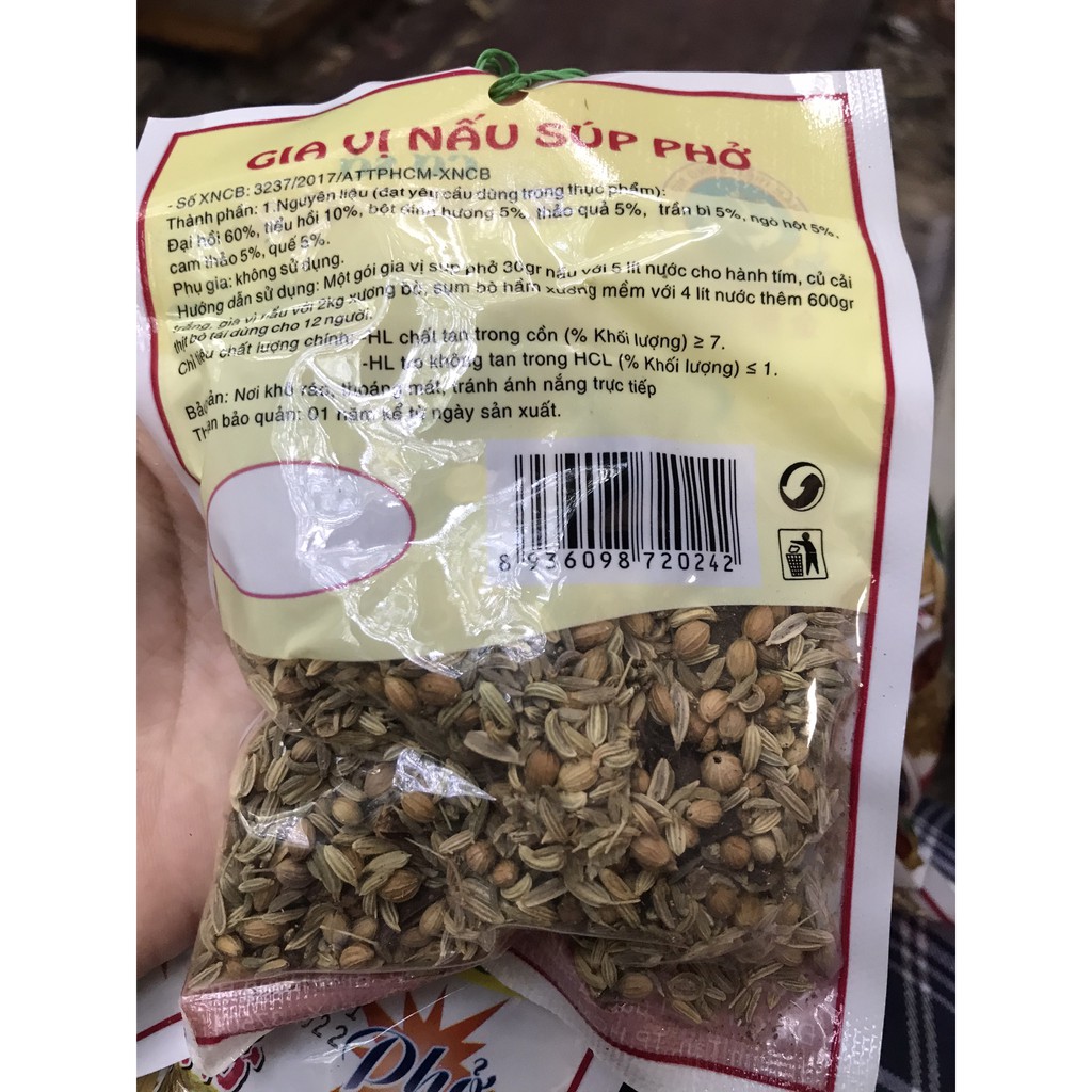 Gia vị nấu súp phở Kim Nga_30gr