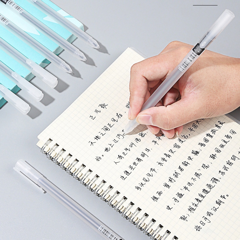 1 Bút Mực Gel 0.5mm Vỏ Màu Đỏ Và Đen Kiểu Dáng Sang Trọng