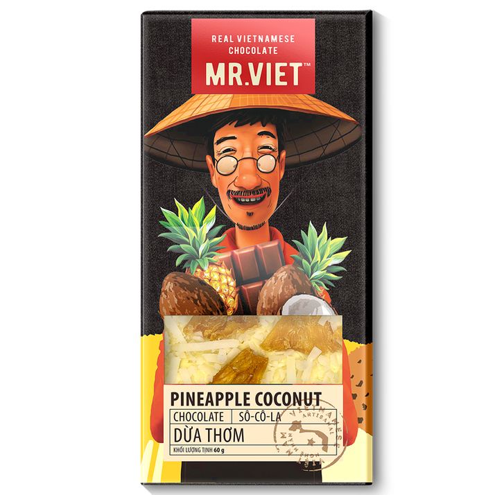 Socola dừa thơm Mr. Việt 60G