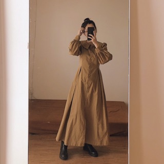 Coffee dress - by 0303 studio
