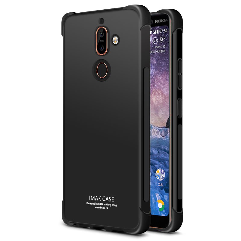 Imak Ốp Lưng Tpu Chống Rơi & Cháy Nổ + Miếng Dán Màn Hình Cho Nokia 7 Plus