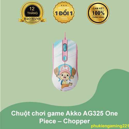 Chuột Chơi Game AKKO AG325 One Piece Chopper - Hàng Chính Hãng