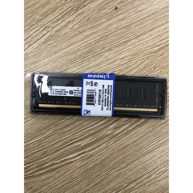 RAM Kingston 8Gb DDR3 Bus 1600Mhz