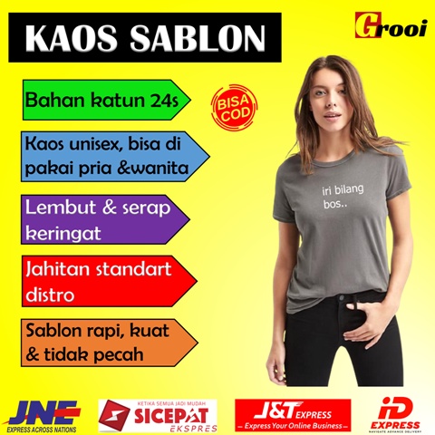 Áo thun tay ngắn dáng dài in chữ Biri Boss dễ thương cho nam nữ