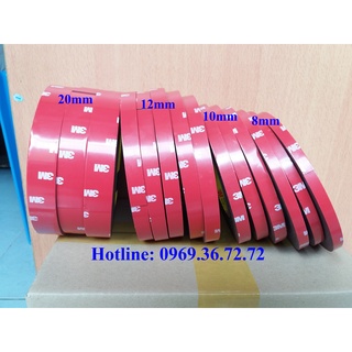 Băng keo 2 mặt 3m 4229p dài 10m- màu xám