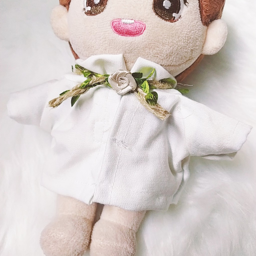 Áo Sơ Mi Dây Leo Hoa Hồng Cho Doll
