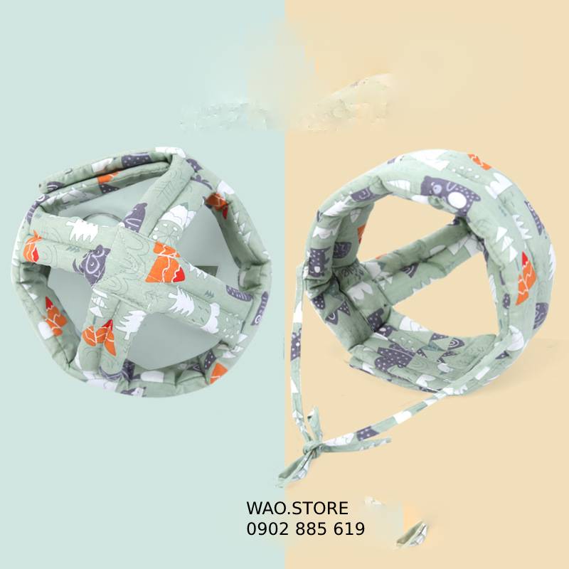 MŨ BẢO VỆ ĐẦU CHO BÉ TẬP ĐI, TẬP BÒ