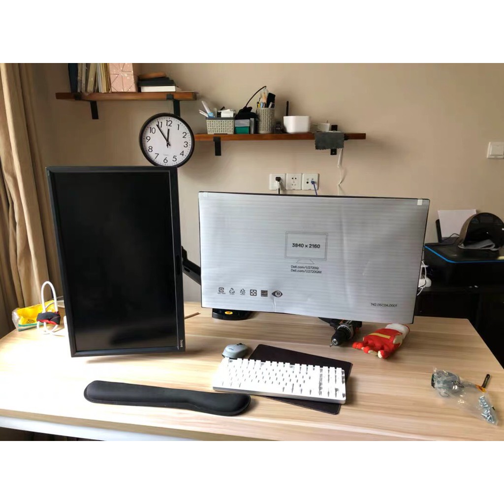 [Mã 66ELHASALE hoàn 7% đơn 500K] Giá treo 2 màn hình North Bayou Dual Monitor NB-F160