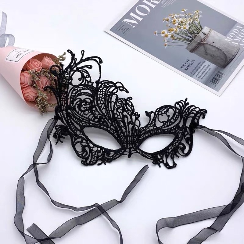 ( HOẢ TỐC 2H) Mặt nạ ren sexy-phụ kiện cosplay hoá trang