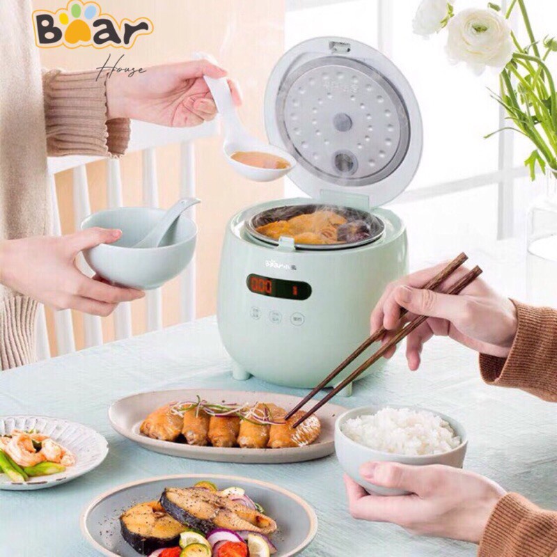 [Hỏa Tốc - HCM] Nồi Cơm Điện Mini Bear 1.2L DFB-B12F1 | Hàng Chính Hãng | Bảo Hành 18 Tháng | LSB Store