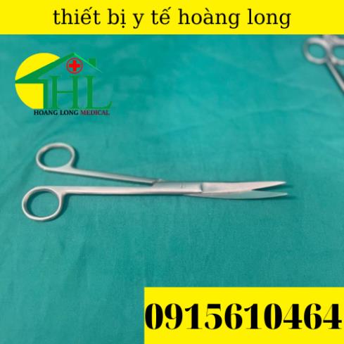 Kéo Y Tế Cong Nhọn 2 Đầu 20cm - Pakistan