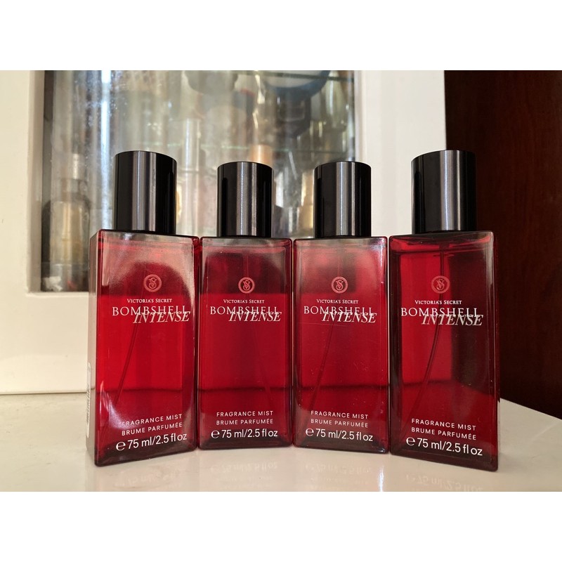 BILL US - MẪU MỚI - 01 chai Xịt thơm toàn thân body mist Bombshell intense đỏ 75ml của Victoria Secret