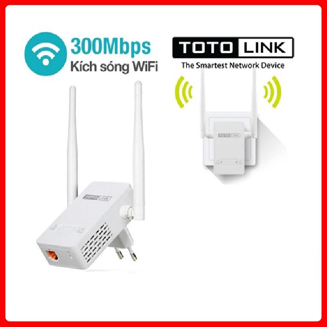 Bộ kích sóng Wifi TotoLink EX200 Chuẩn tốc độ 300Mbps