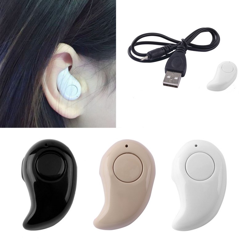 PK Mini Wireless Stereo In-Ear Earphone Headphone Headset Earpiece