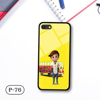 Ốp lưng kính 3D OPPO A71- cute