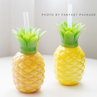 Bình Đựng Nước Hình Quả Dứa Kèm Ống Hút