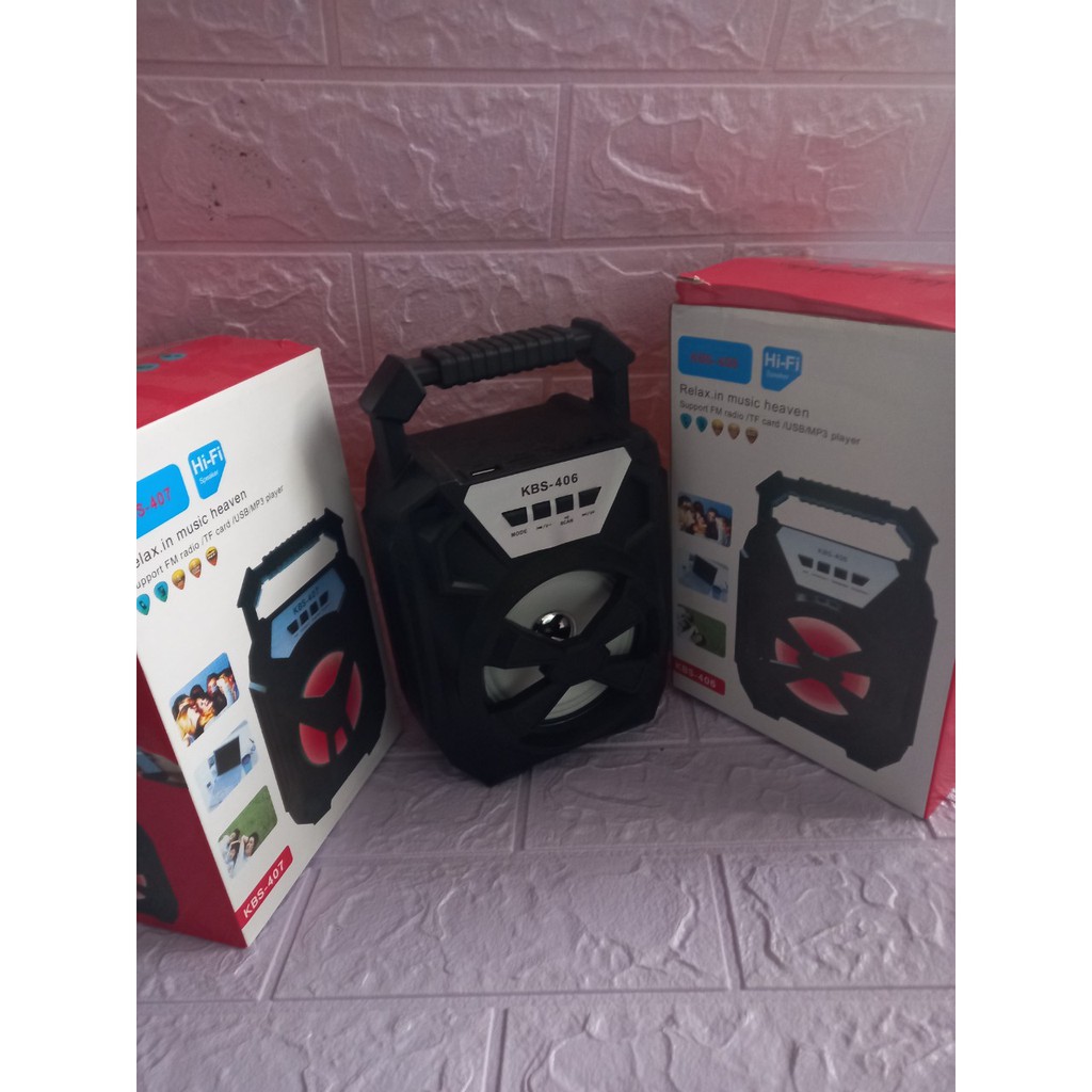 Loa bluetooth kiêm đài FM xách tay kèm mic