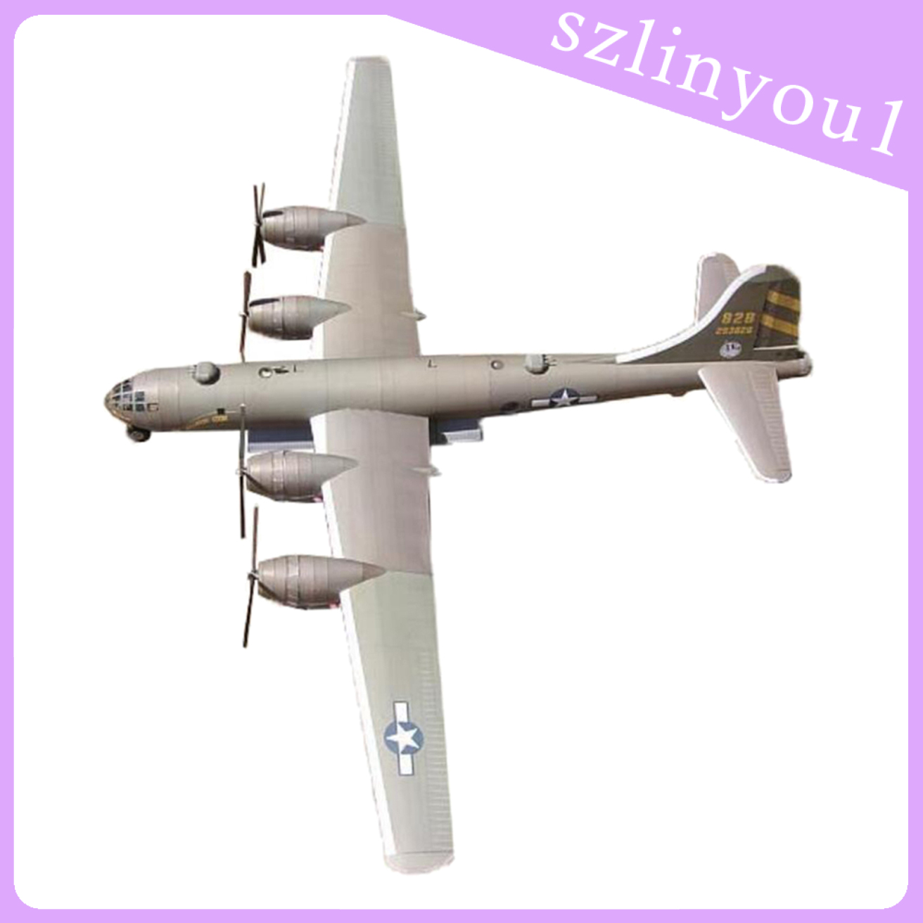 Bộ Đồ Chơi Mô Hình Máy Bay Giấy 3d B-29 Tỷ Lệ 1: 48