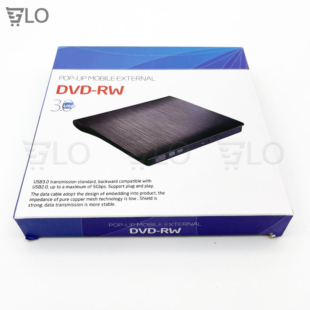 Box DVD USB 2.0 Sata Loại 12.7mm, Biến DVD Laptop Thành DVD Di Động