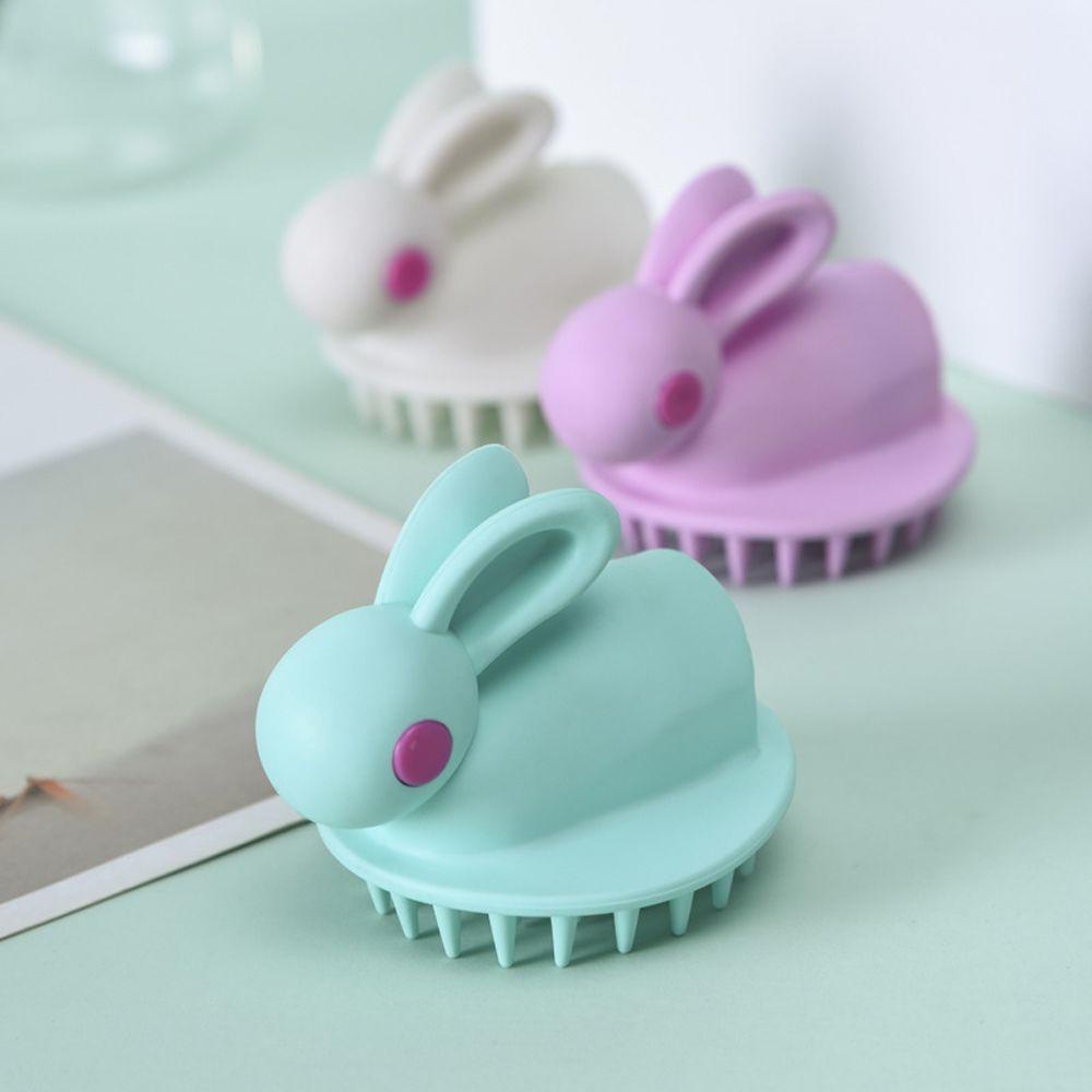SUYO Bàn Chải Silicone Massage Da Đầu Khi Tắm