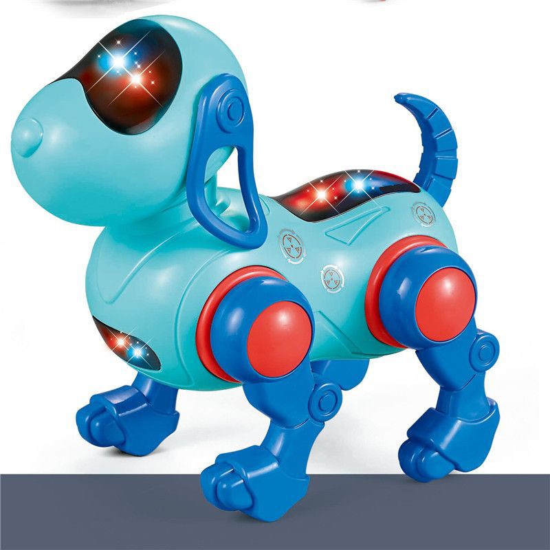 CHÓ ROBOT DÁNG ĐI ĐÁNG YÊU VỪA ĐI VỪA PHÁT NHẠC ĐÈN