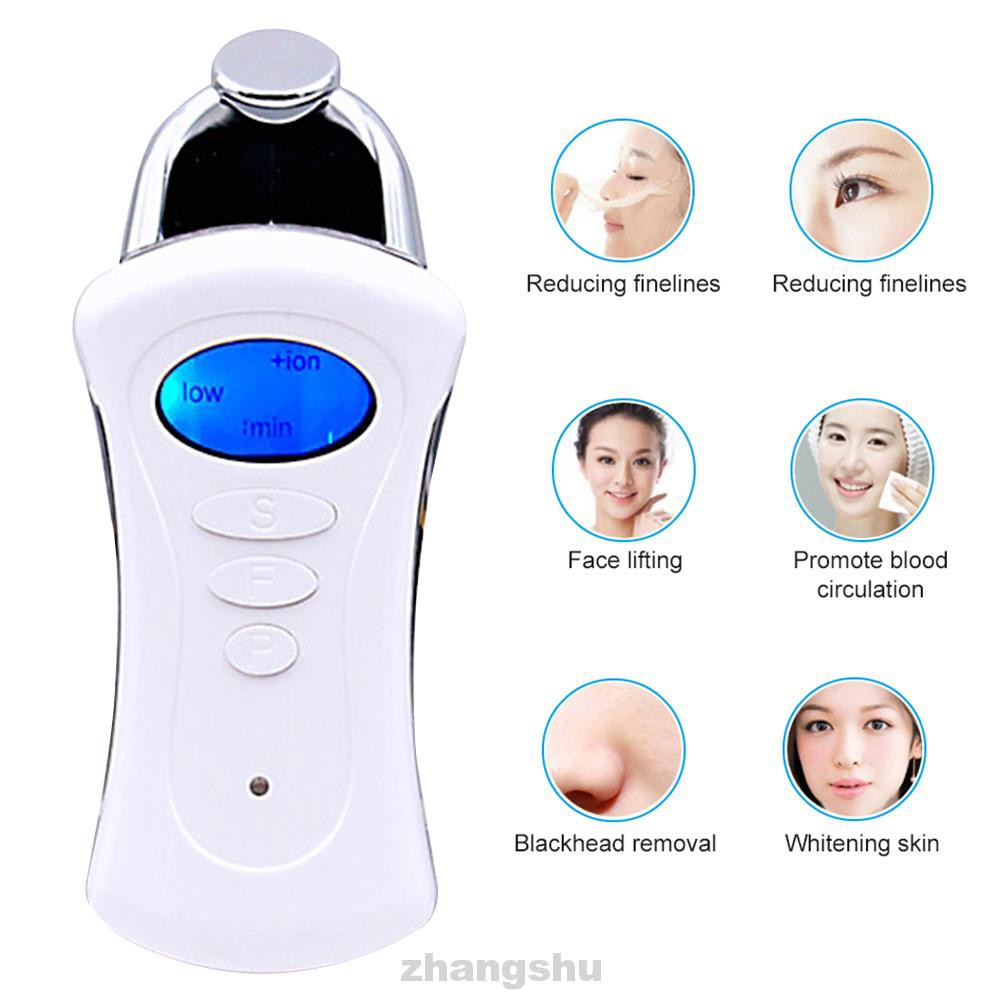 LCD USB Anti Aging Electric Handheld Micro Current Tightening Spa Facial Massager