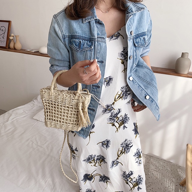 TÚI CÓI ĐI BIỂN PHONG CÁCH HÀN QUỐC SIÊU XINH (Ảnh thật ở cuối) T17 | BigBuy360 - bigbuy360.vn