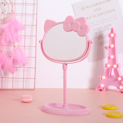 Gương đứng để bàn trang điểm hai mặt Hello Kitty siêu cute KEENGSTORE