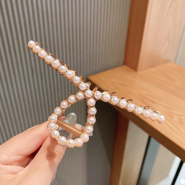 Kẹp tóc đính ngọc trai nhân tạo thời trang 2021