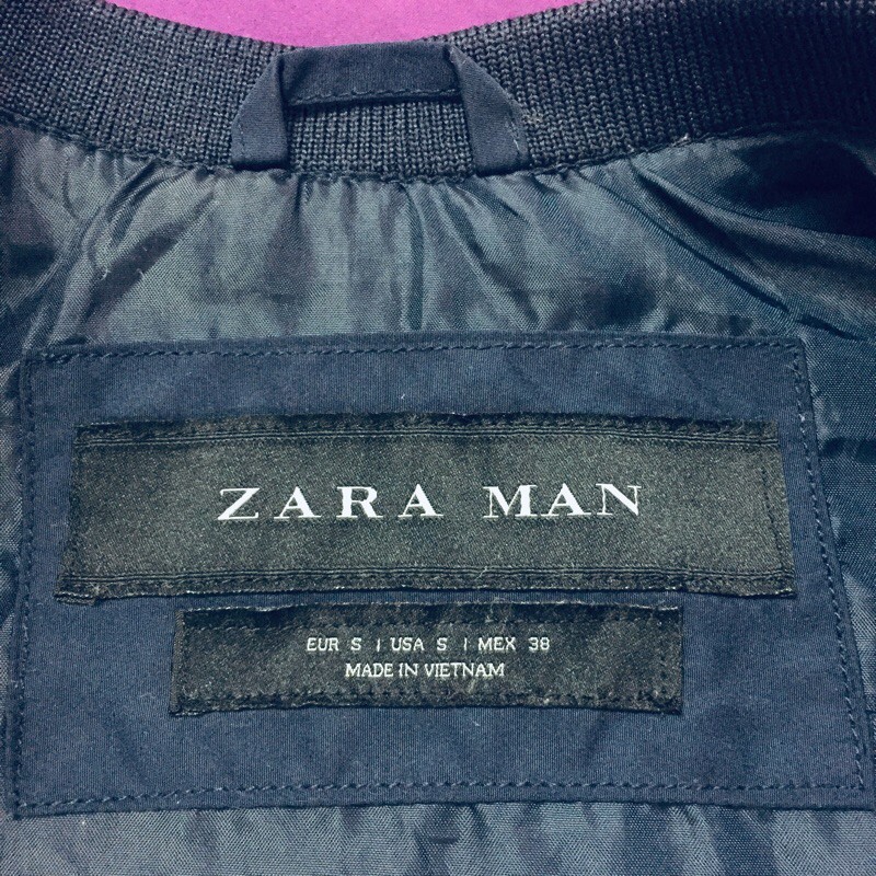 (ZARA MAN VNXK - LIKE NEW) Áo bomber