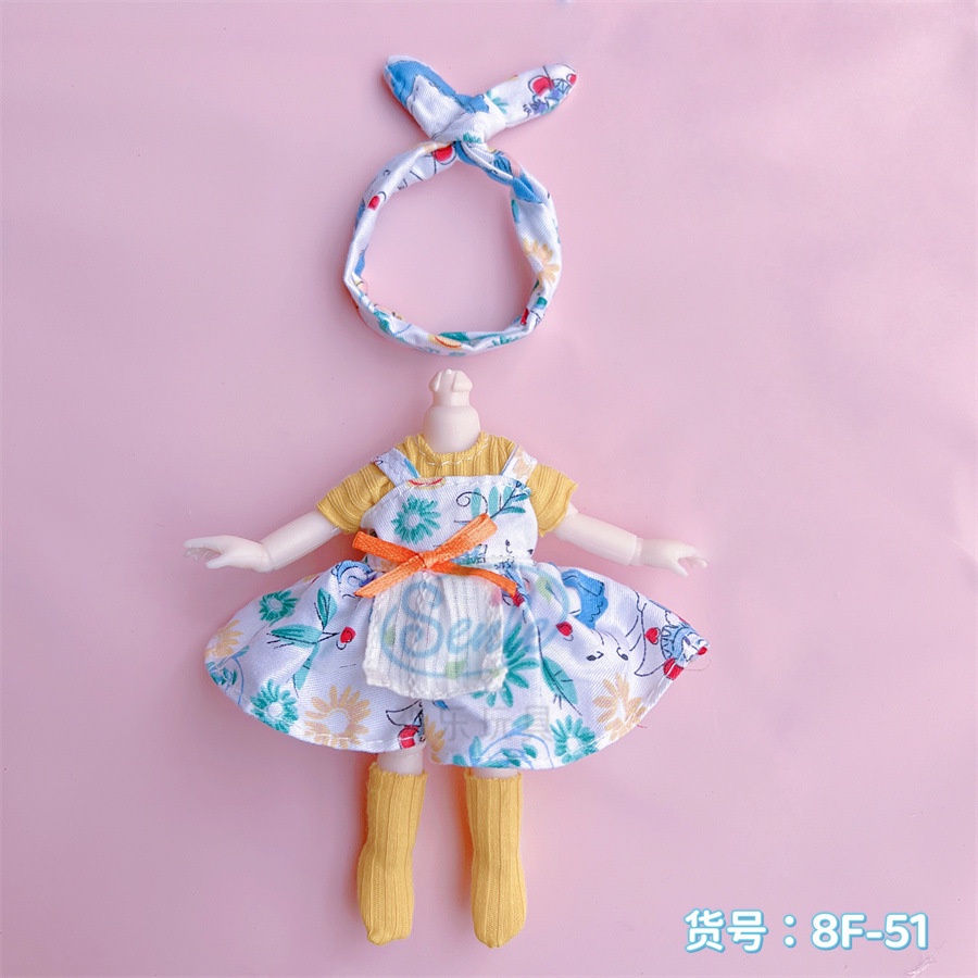 Bộ Quần Áo Cho Búp Bê Bjd 16-17cm Tỉ Lệ 1 / 8