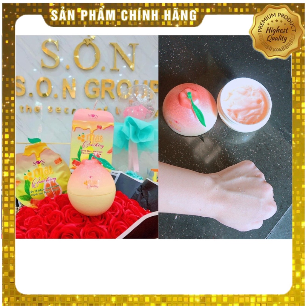 Tẩy Tế Bào Chết Mật Bưởi Hồng - Tẩy Da Chết Body và Mặt Mật Bưởi Hồng - SON GROUP- Nguyễn Tiên Cosmestic