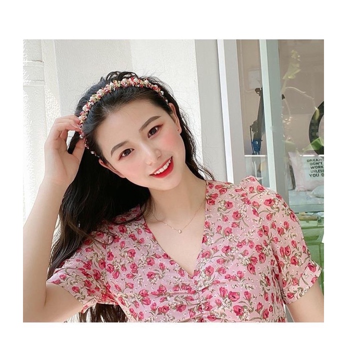 PHỤ KIỆN CÀI TÓC SIÊU XINH  ĐÍNH KÈM NGỌC TRAI