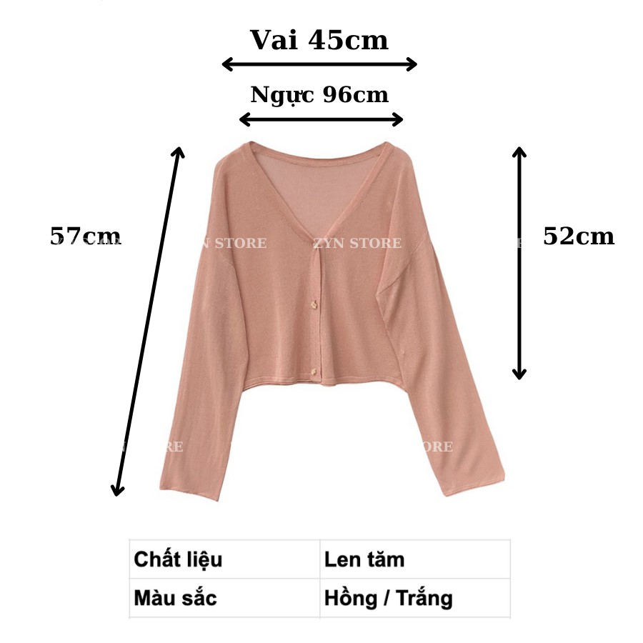 Áo khoác crotop mỏng cardigan dáng sơ mi cho nữ [mẫu mới 2022] | BigBuy360 - bigbuy360.vn