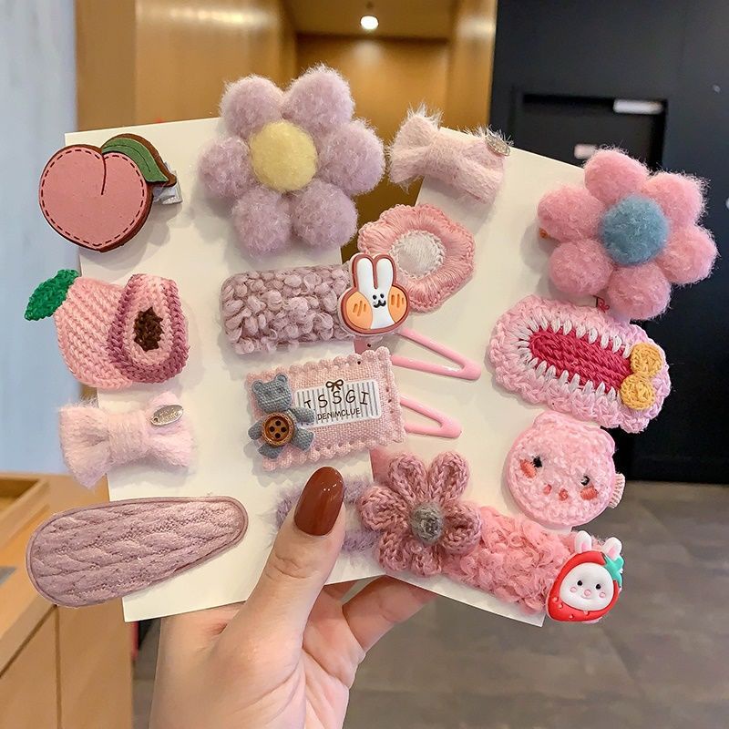 Kẹp Tóc Hình Nơ Màu Cà Phê Sữa Thời Trang Mùa Thu Hàn Quốc 2022