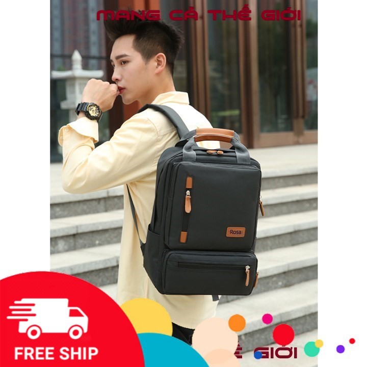 Túi đeo chéo nam Balo Nam nữ thời trang đựng vừa laptop 15.6 kiểu dáng mới Mys Bag-BL-0018