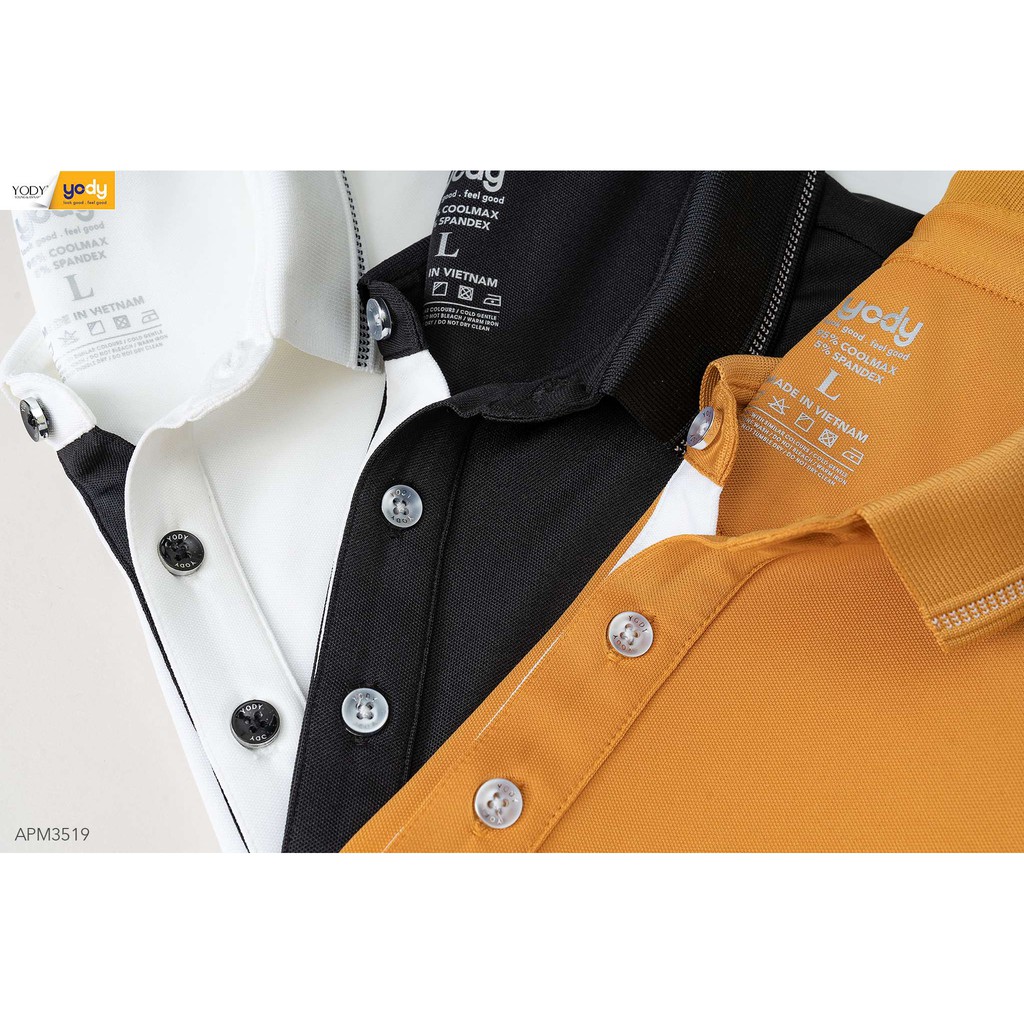 Áo Phông Polo Nam Coolmax Lacoste YODY Bo Kẻ Ngắn Tay Có Cổ, Chất Liệu Cao Cấp Mã SP APM3519