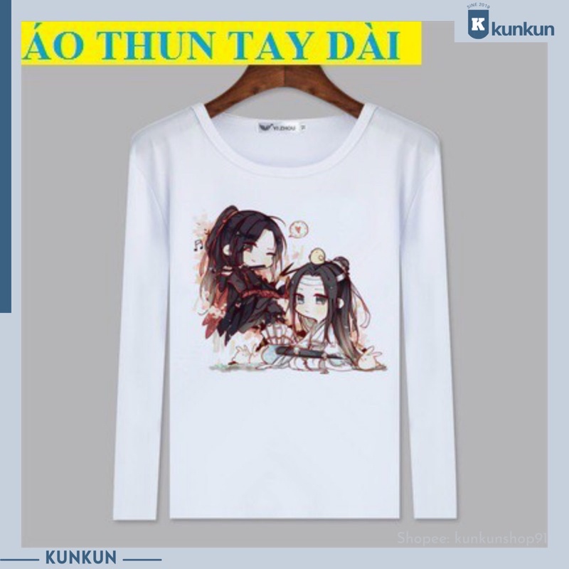 Áo In Hình Ma Đạo Tổ Sư - Trần Tình Lệnh, Tiêu Chiến, Vương Nhất Bác, Lam Vong Cơ, Ngụy Vô Tiện