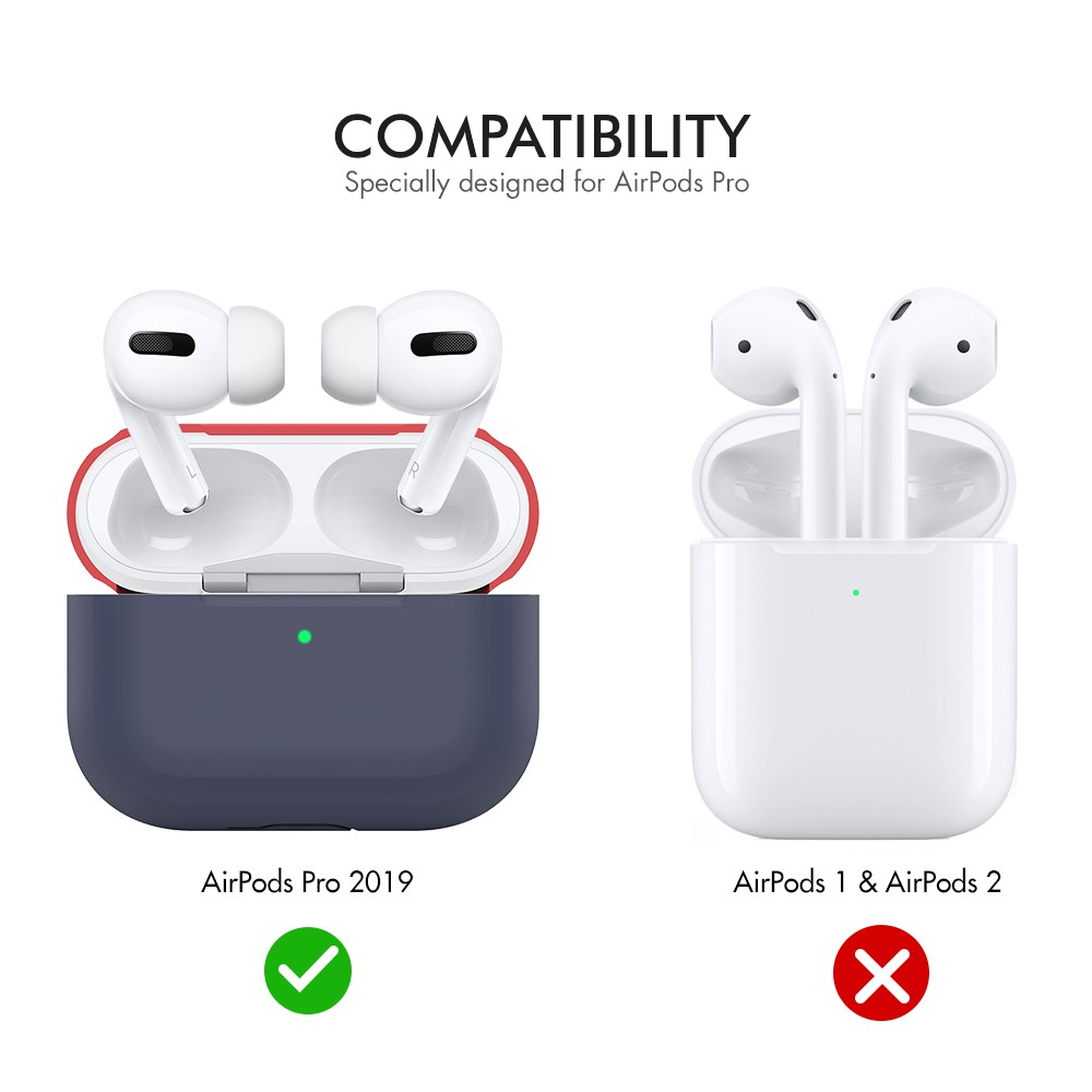 Ốp Airpods Pro Silicone Cao Cấp Đầu 2 Màu Chính Hãng Aha Style Amazon