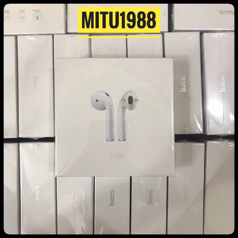 Tai nghe bluetooth Hoco EW02 hỗ trợ định vị, popup, đổi tên, cảm ứng đa điểm - CHÍNH HÃNG