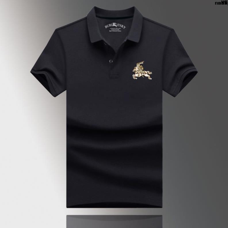 Burberry Áo sơ mi trắng thời trang mùa hè cho nam *