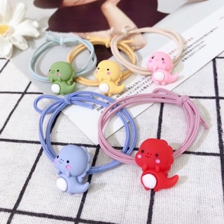 Set 5 dây cột tóc khủng long mix 5 màu