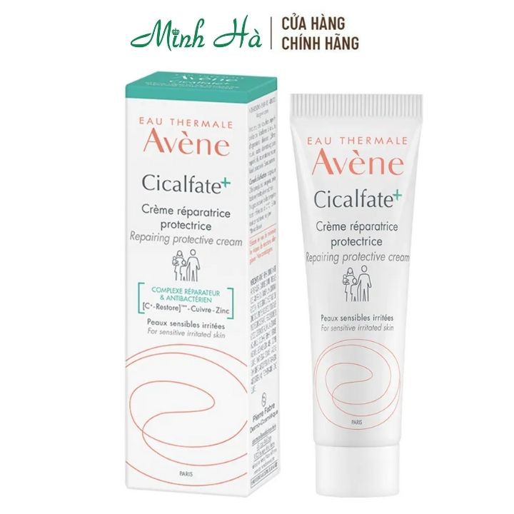[Mã SKAMPUSHA8 giảm 8% đơn 300K] Kem dưỡng phục hồi da Avene Cicalfate Repair Cream 40ml - mỹ phẩm MINH HÀ cosmetics