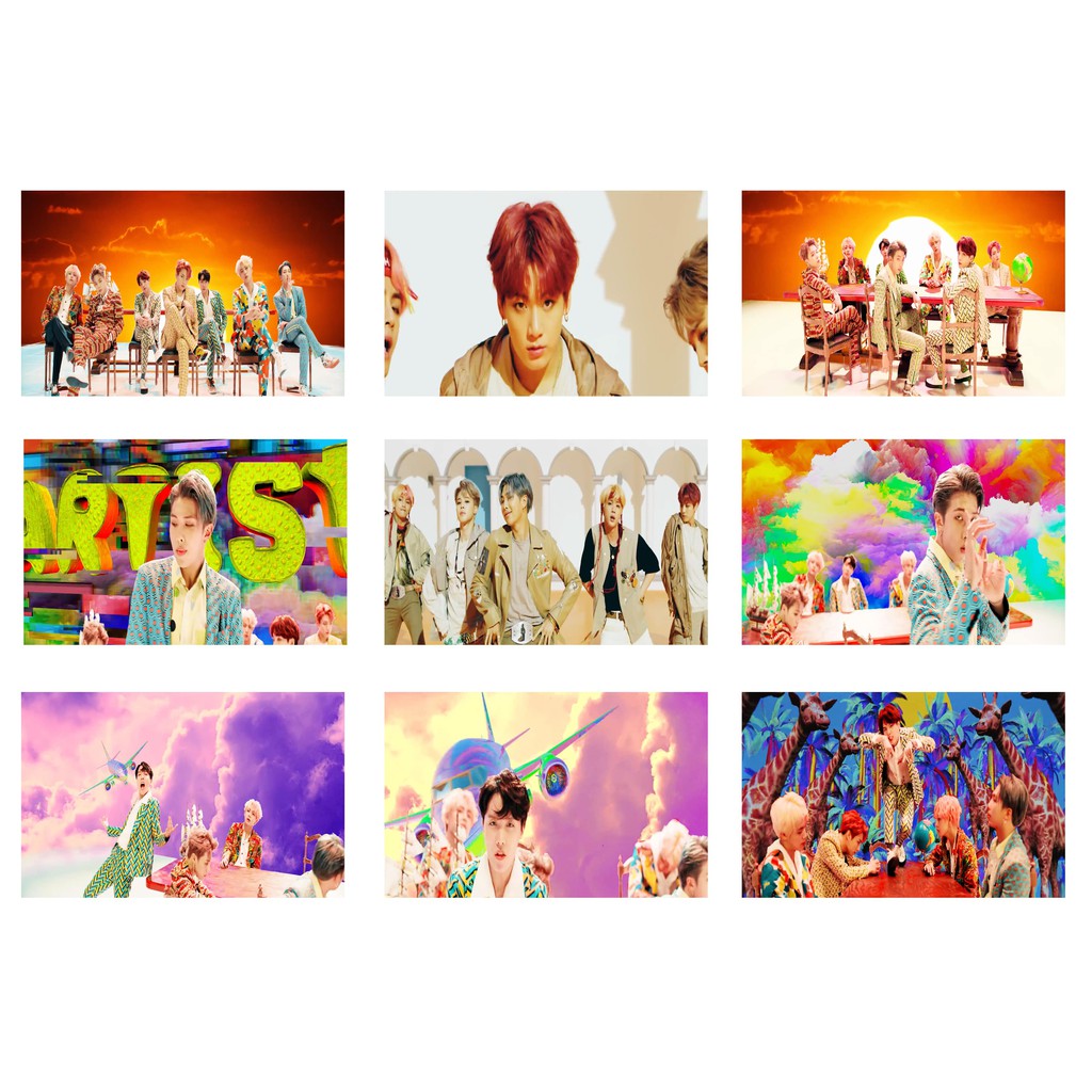 Lomo card BTS - MV IDOL ( Full 54 ảnh)