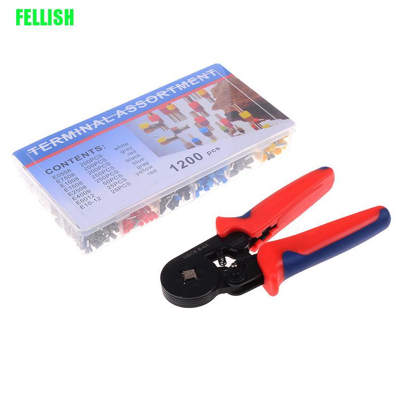 Kìm Uốn Dây 0.25-10mm Kèm 1200 Đầu Nối Dây 436v