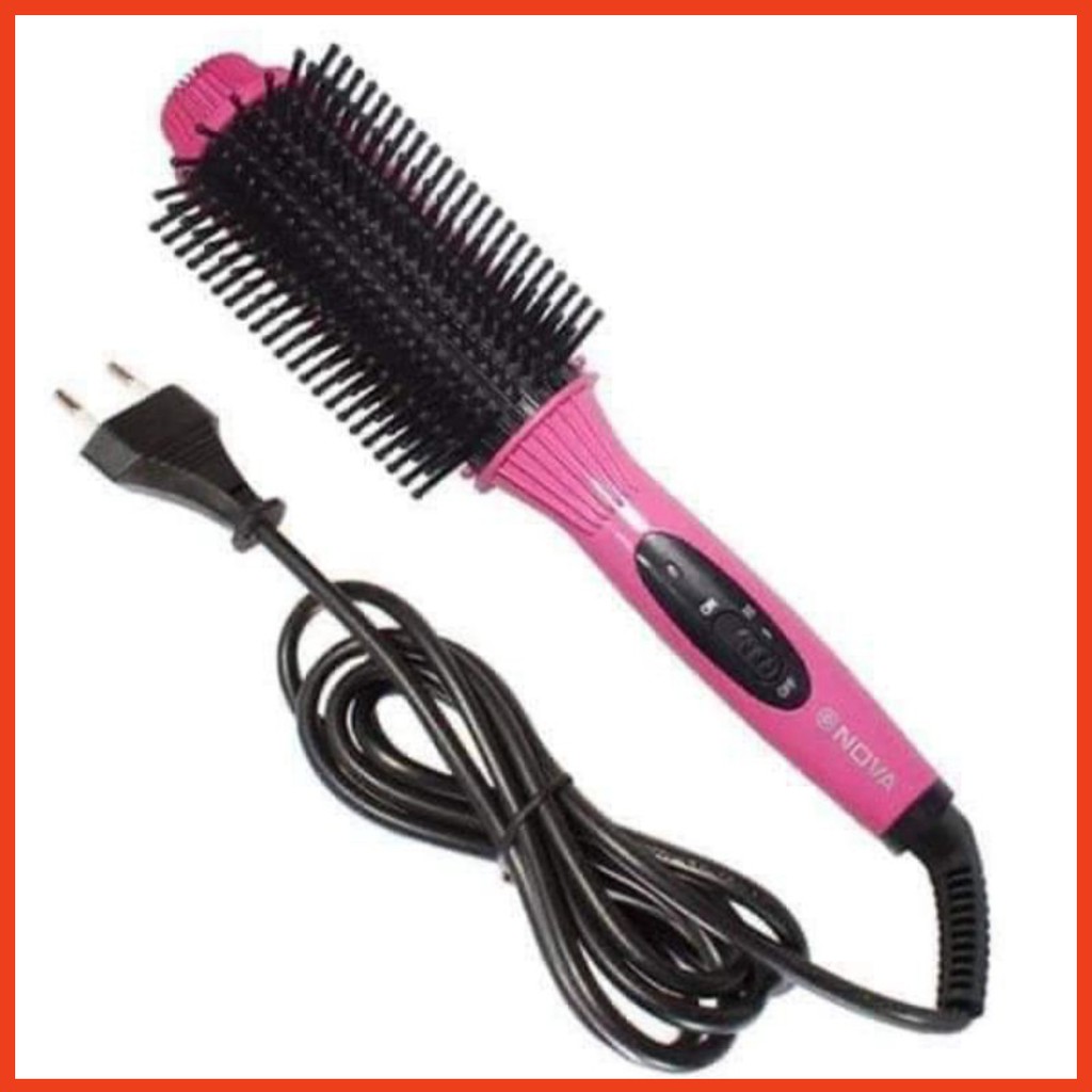 (Thành lý) Lược uốn tóc xoăn Nova 8801 dụng cụ làm đẹp