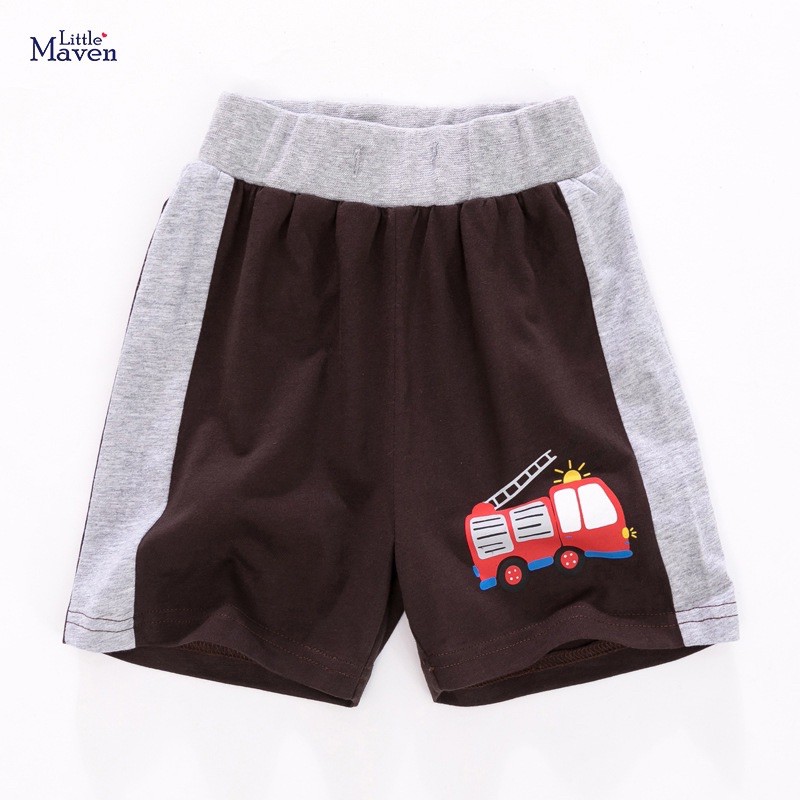 Quần short Little Maven xe cứu hoả 2-7Y