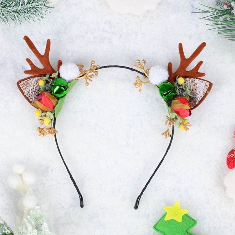 Kẹp Tóc Hình Sừng Hươu Bằng Nhựa Dễ Thương Cho Nữ