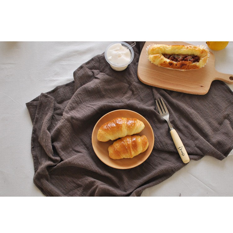 Khăn trải bàn cotton phong cách Nhật Bản 45*65cm Phông nền chụp ảnh hình bánh tráng miệng nghệ thuật trang trí phòng khách